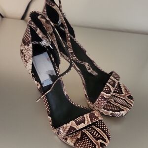 Micheal Kors Snake Print Women's Heels